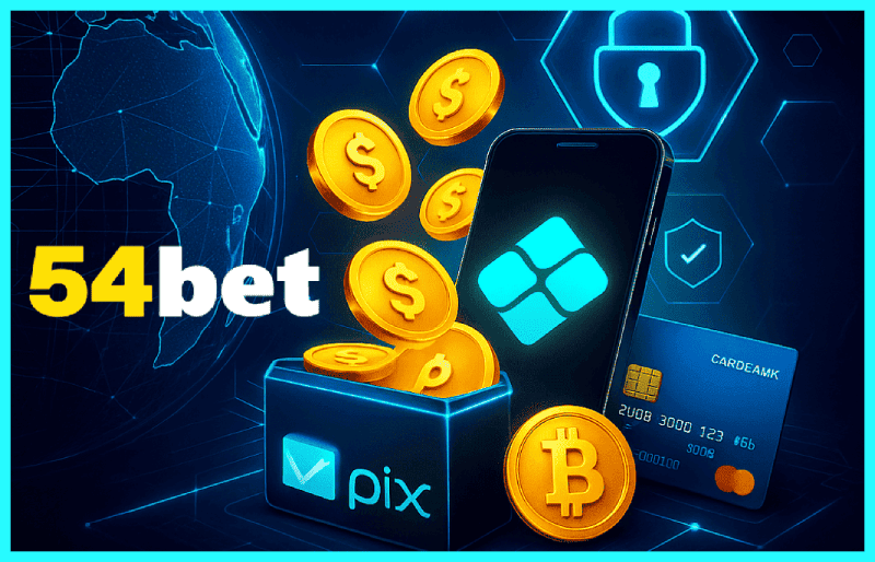 54BET com vários tipos de apostas esportivas